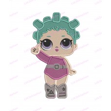 Cosmic Queen LOL Dolls Surprise Fill Embroidery Design